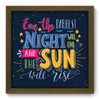 Quadro Decorativo - Frase - 33cm X 33cm - 205qdrm