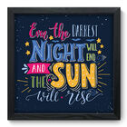 Quadro Decorativo - Frase - 33cm X 33cm - 205qdrp