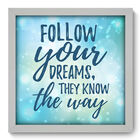 Quadro Decorativo - Frase - 33cm X 33cm - 213qdrb