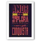 Quadro Decorativo Frase De Música Jorge E Mateus  30x45cm