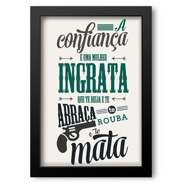 Quadro Decorativo Frase De Música Racionais Mcs  30x45cm