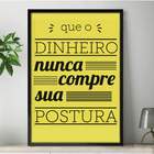 Quadro Decorativo Frase De Música Sabotage 03  30x45cm