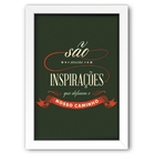 Quadro Decorativo Frase Inspiração  20x30cm