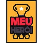 Quadro Decorativo Frase Meu Pai Meu Heroi 25x33