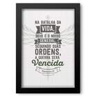 Quadro Decorativo Frase Versículos 01 - 30x45cm