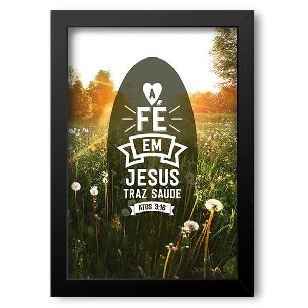 Quadro Decorativo Frase Versículos 04  20x30cm