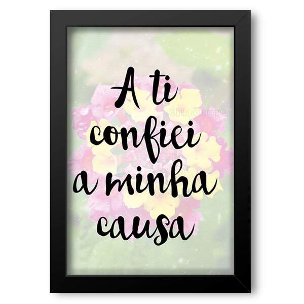 Quadro Decorativo Frase Versículos 16 - 30x45cm