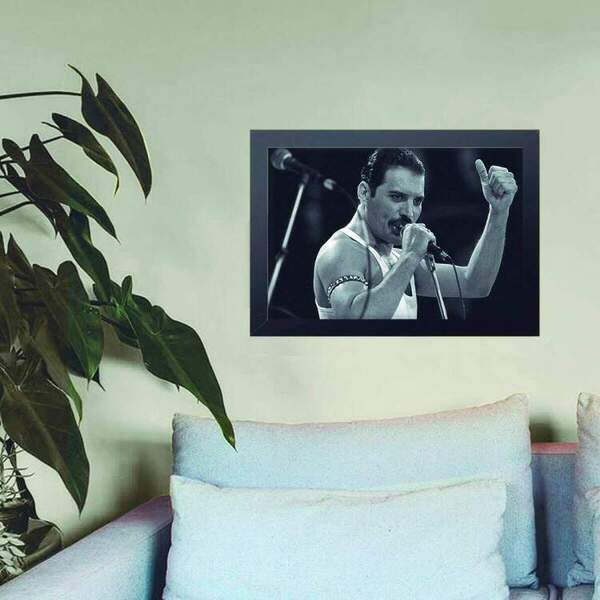 Quadro Decorativo Freddie Mercury 05 - 30x45cm