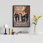 Quadro Decorativo Friends Assinaturas Atores 45x34cm Moldura: