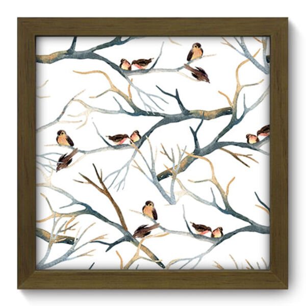 Quadro Decorativo - Galhos - 22cm X 22cm - 245qddm