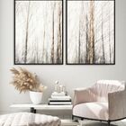 Quadro Decorativo Galhos Inverno 40x60cm Sala /hall com Moldu