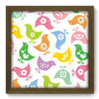 Quadro Decorativo - Galinhas - 33cm X 33cm - 193qdcm