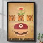 Quadro Decorativo Games Mario Retro - 20x30cm