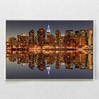 Quadro Decorativo Gantry Plaza State Park Com Moldura E Sem V