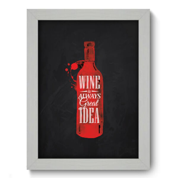 Quadro Decorativo - Garrafa - 19cm X 25cm - 089qdcb