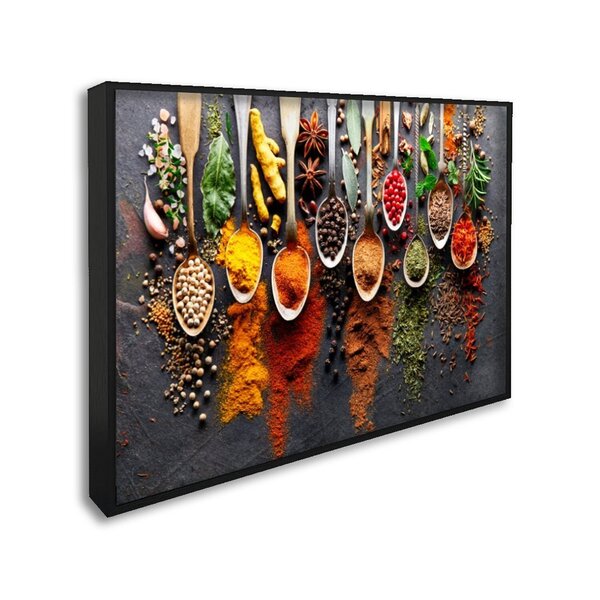 Quadro Decorativo Gastronomia Temperos Com 1 Tela Cm Ou Cm De