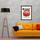 Quadro Decorativo Gatinho Bla Bla Bla 45x34cm A3 (45 X 34)