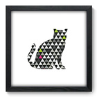 Quadro Decorativo - Gato - 33cm X 33cm - 262qdsp