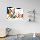 Quadro Decorativo Gato Brincando Bola Abstrato  - 50x70cm Mol