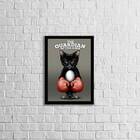 Quadro Decorativo Gato The Guardian 45x34cm A3 (45 X 34)
