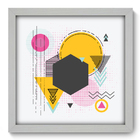 Quadro Decorativo - Geometria - 33cm X 33cm - 077qnabb