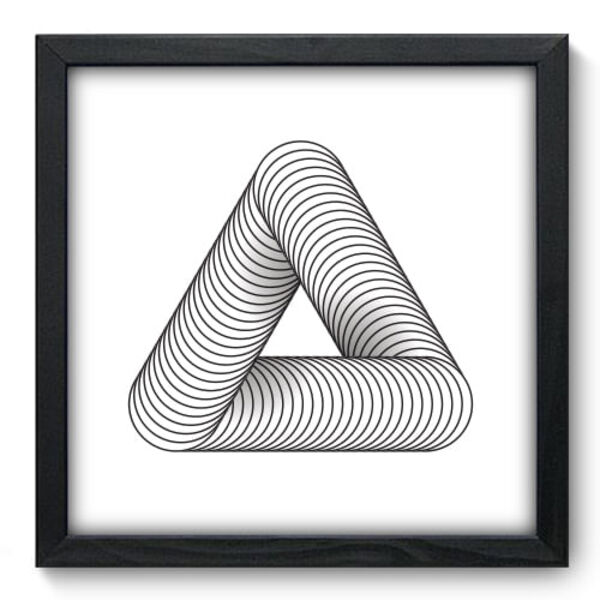 Quadro Decorativo - Geometria - 33cm X 33cm - 082qnabp