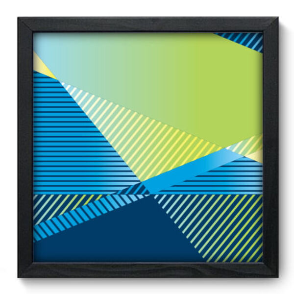 Quadro Decorativo - Geometria - 33cm X 33cm - 200qnabp
