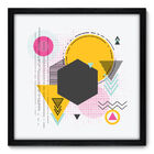 Quadro Decorativo - Geometria - 50cm X 50cm - 077qnacp