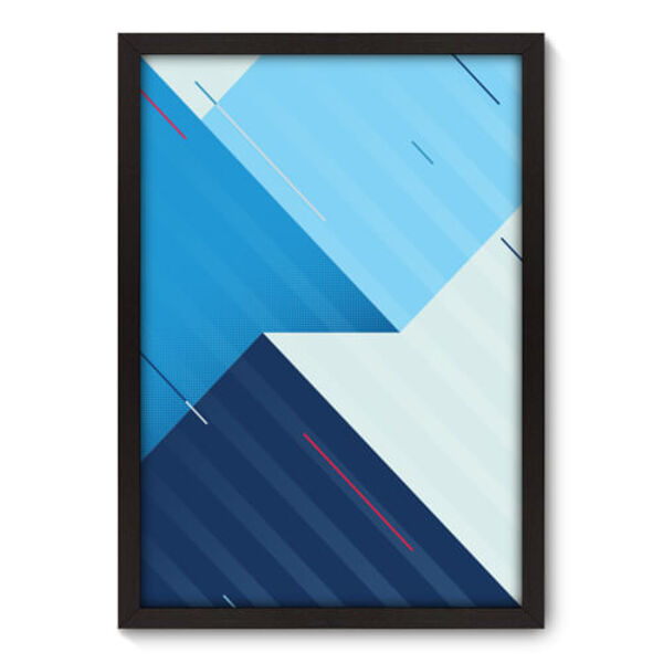 Quadro Decorativo - Geometria - 50cm X 70cm - 210qnadp