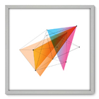 Quadro Decorativo - Geometria - 70cm X 70cm - 197qnadb