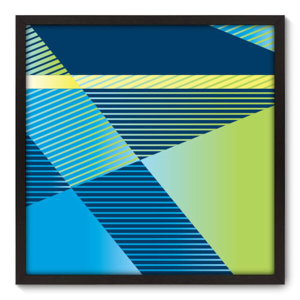 Quadro Decorativo - Geometria - 70cm X 70cm - 199qnadp