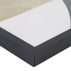 Quadro Geométrico Marrom com Vidro 40x40cm Arte Própria