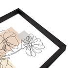 Quadro Decorativo Gerbera 1 Colorido sem Vidro 70x50cm Tropical