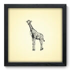 Quadro Decorativo - Girafa - 33cm X 33cm - 062qdsp