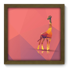 Quadro Decorativo - Girafa - 33cm X 33cm - 104qdsm