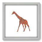 Quadro Decorativo - Girafa - 33cm X 33cm - 294qdsb