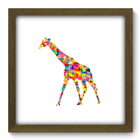 Quadro Decorativo - Girafa - 33cm X 33cm - 296qdsm