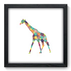 Quadro Decorativo - Girafa - 33cm X 33cm - 297qdsp