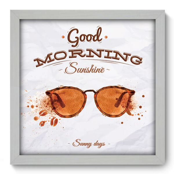 Quadro Decorativo - Glasses - 33cm X 33cm - 130qddb