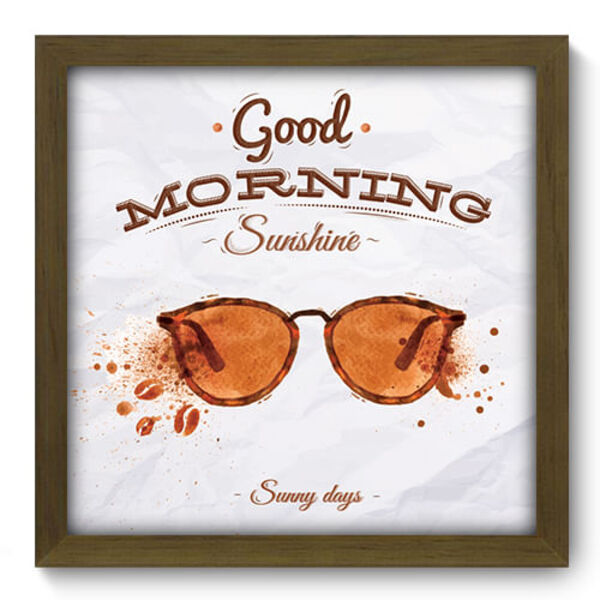 Quadro Decorativo - Glasses - 33cm X 33cm - 130qddm