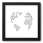 Quadro Decorativo - Globo - 22cm X 22cm - 186qnaap