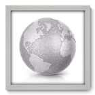 Quadro Decorativo - Globo - 33cm X 33cm - 066qndbb