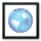 Quadro Decorativo - Globo - 33cm X 33cm - 392qddp