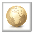 Quadro Decorativo - Globo - 50cm X 50cm - 065qndcb