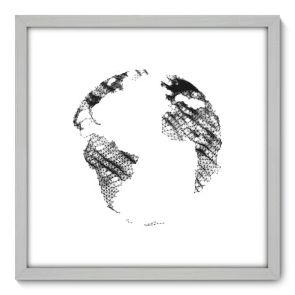 Quadro Decorativo - Globo - 50cm X 50cm - 149qnacb