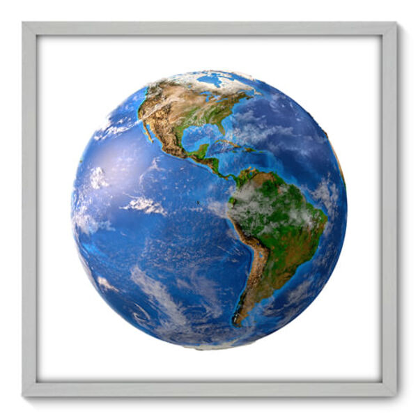 Quadro Decorativo - Globo - 70cm X 70cm - 063qnddb