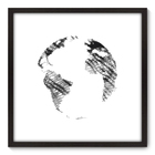 Quadro Decorativo - Globo - 70cm X 70cm - 149qnadp