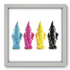 Quadro Decorativo - Gnomos - 33cm X 33cm - 165qddb