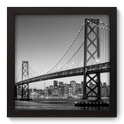 Quadro Decorativo - Golden Gate - 22cm X 22cm - 055qnmap