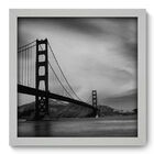 Quadro Decorativo - Golden Gate - 33cm X 33cm - 008qnmbb
